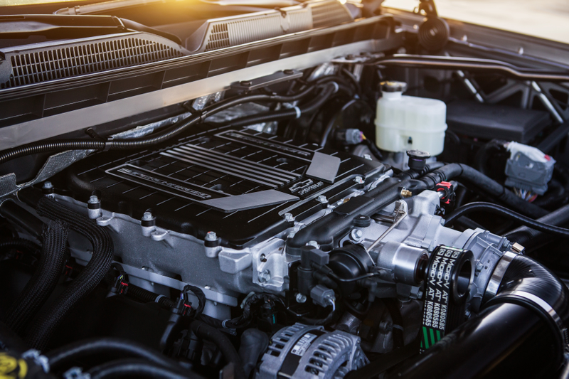 Illustration for article titled The 2018 Chevy Silverado Performance Concept Has A Battle-Ready Supercharged V8 Heart Of FuryÂ